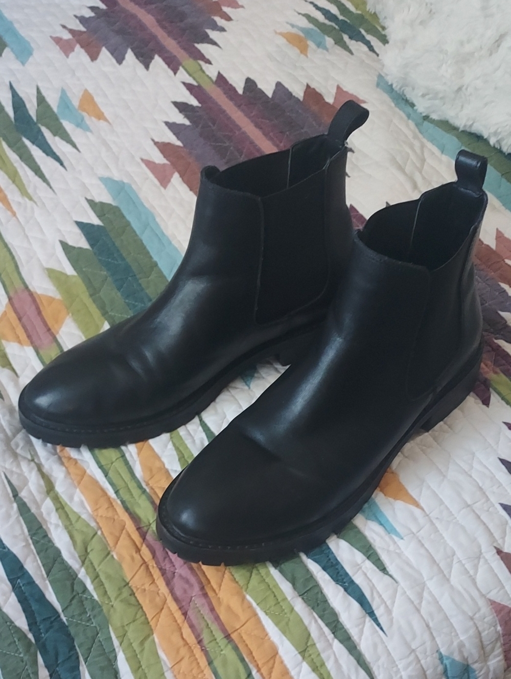 Womens Black Chelsea Boots